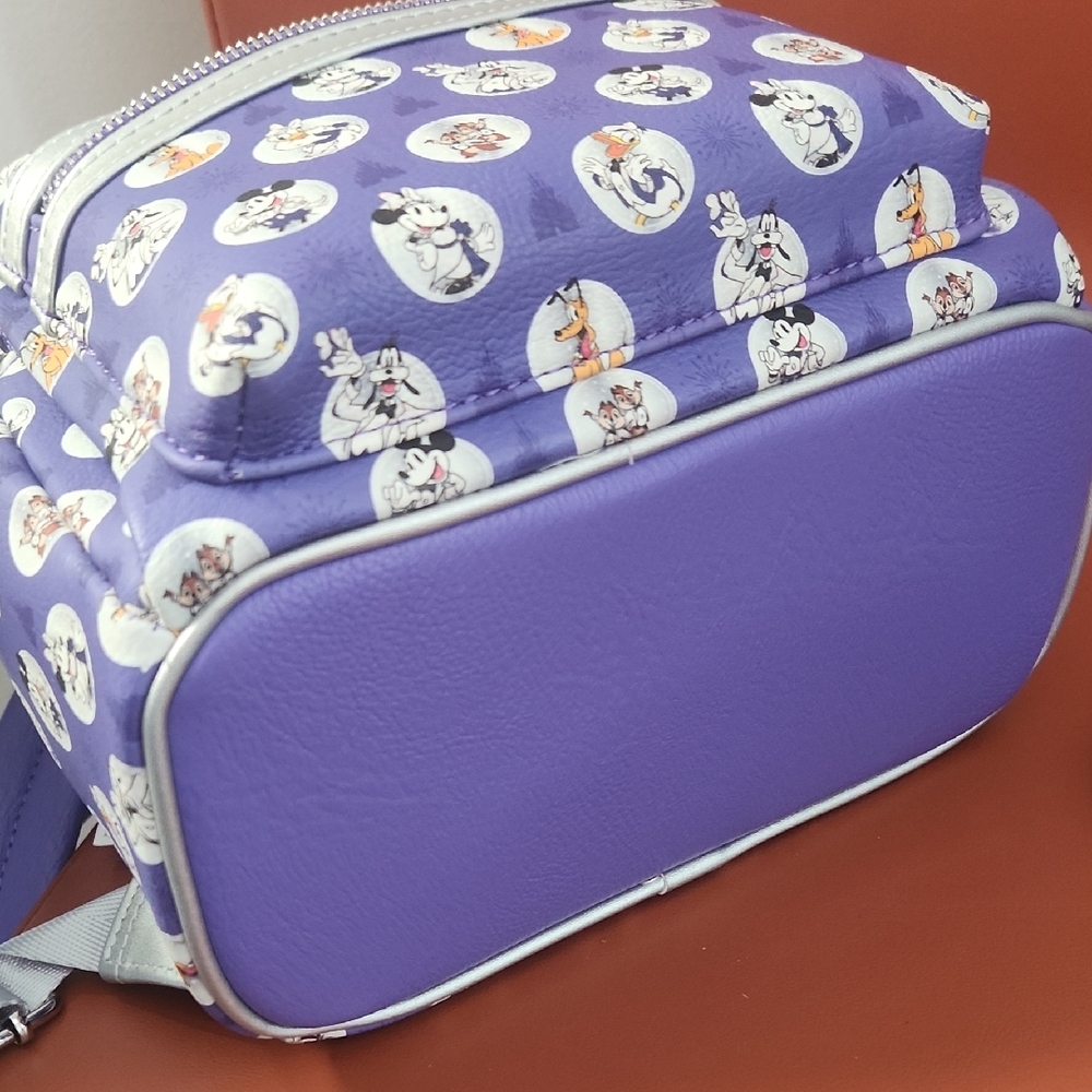 NWT! Disney100 Loungefly Backpack With Matching Ears - Picture 7 of 11